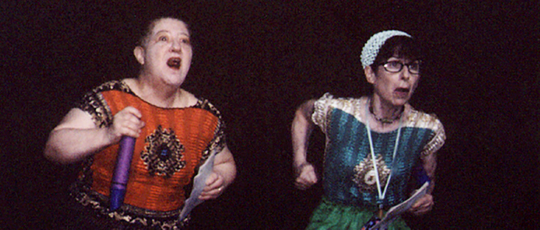 Joanie Fritz Zosike and Lois Kagan Mingus in Harold's Trip to the Sky