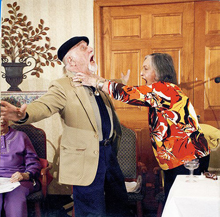 Senior participants in Young at Art Workshop performance