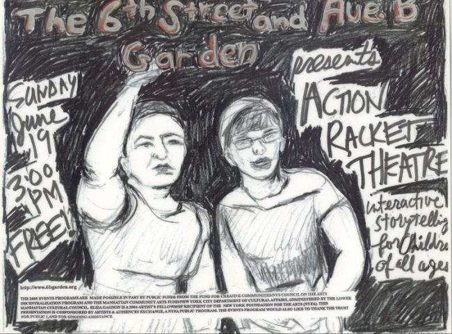 "The Magical Castle of Now" at 6th Street & Avenue B Garden